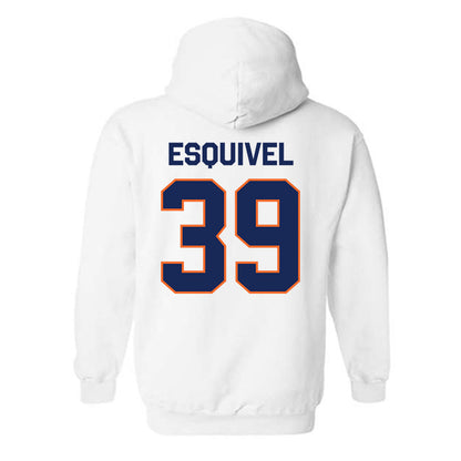 FPU - NCAA Baseball : Isaac Esquivel - Classic Shersey Hooded Sweatshirt-1
