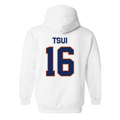 FPU - NCAA Baseball : Ethan Tsui - Classic Shersey Hooded Sweatshirt-1