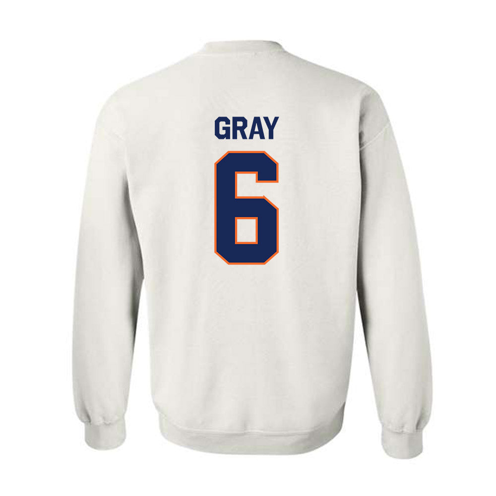 FPU - NCAA Men's Water Polo : Forrest Gray - Classic Shersey Crewneck Sweatshirt-1