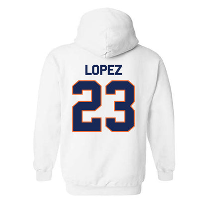 FPU - NCAA Baseball : Alex Lopez - Classic Shersey Hooded Sweatshirt-1