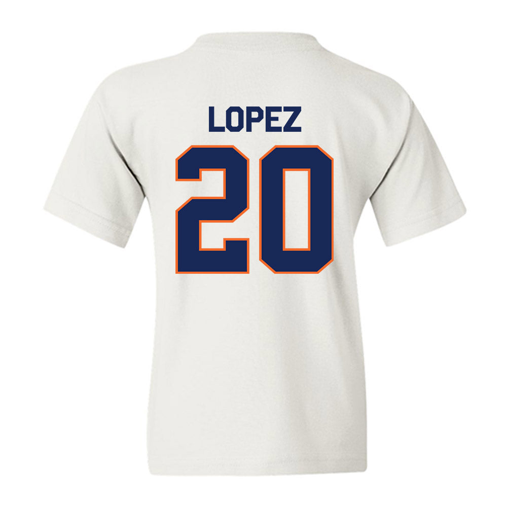 FPU - NCAA Men's Soccer : Bryan Lopez - Classic Shersey Youth T-Shirt-1