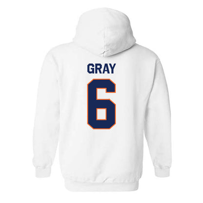 FPU - NCAA Men's Water Polo : Forrest Gray - Classic Shersey Hooded Sweatshirt-1