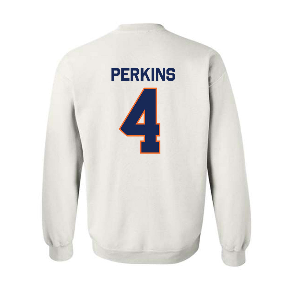 FPU - NCAA Baseball : Garrett Perkins - Classic Shersey Crewneck Sweatshirt-1