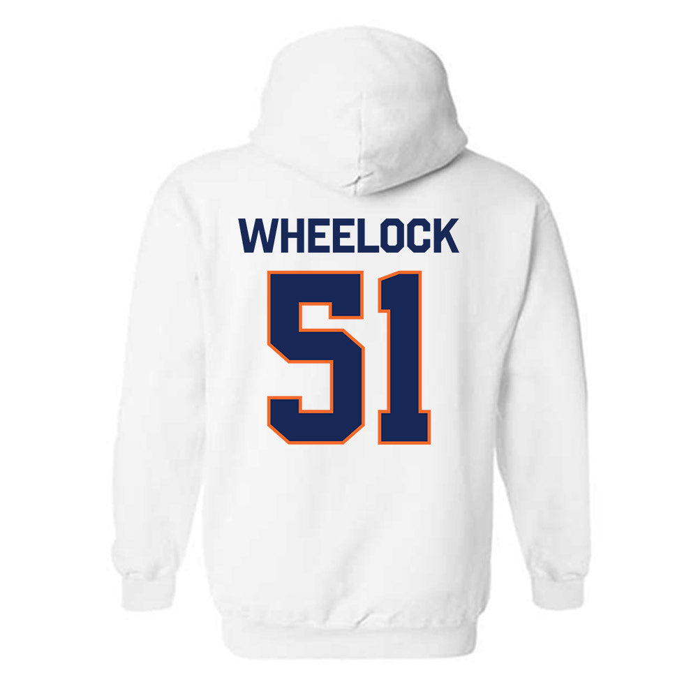 FPU - NCAA Baseball : Titus Wheelock - Classic Shersey Hooded Sweatshirt-1