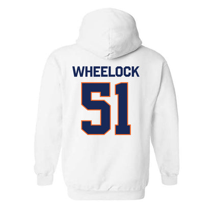 FPU - NCAA Baseball : Titus Wheelock - Classic Shersey Hooded Sweatshirt-1