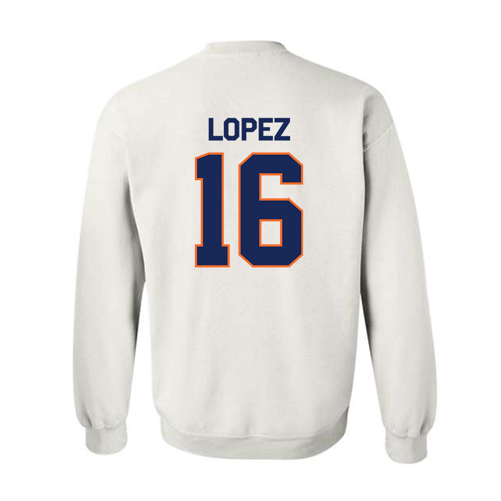 FPU - NCAA Men's Soccer : Brandon Lopez - Classic Shersey Crewneck Sweatshirt-1
