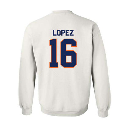 FPU - NCAA Men's Soccer : Brandon Lopez - Classic Shersey Crewneck Sweatshirt-1