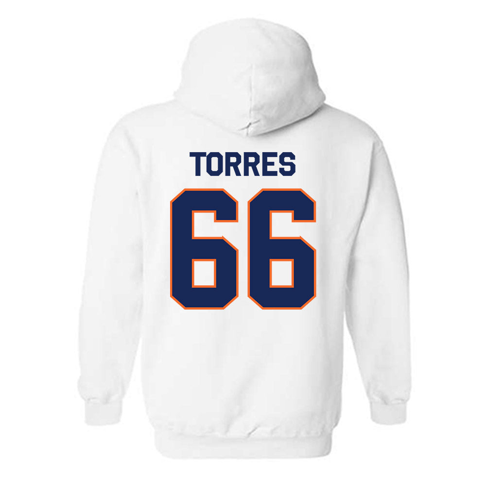 FPU - NCAA Baseball : Rogelio Torres - Classic Shersey Hooded Sweatshirt-1