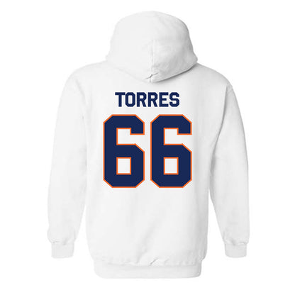 FPU - NCAA Baseball : Rogelio Torres - Classic Shersey Hooded Sweatshirt-1
