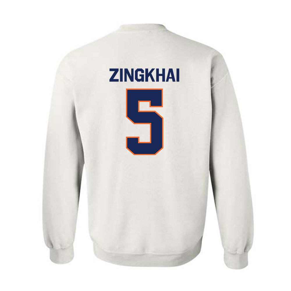 FPU - NCAA Men's Soccer : Wungsem Zingkhai - Classic Shersey Crewneck Sweatshirt-1