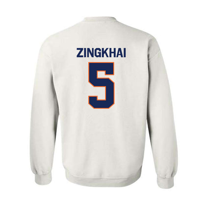 FPU - NCAA Men's Soccer : Wungsem Zingkhai - Classic Shersey Crewneck Sweatshirt-1