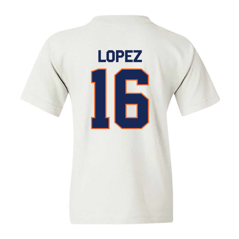 FPU - NCAA Men's Soccer : Brandon Lopez - Classic Shersey Youth T-Shirt-1