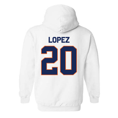 FPU - NCAA Men's Soccer : Bryan Lopez - Classic Shersey Hooded Sweatshirt-1