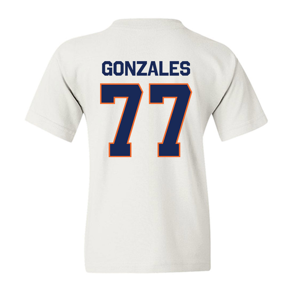 FPU - NCAA Baseball : Tyler Gonzales - Classic Shersey Youth T-Shirt-1
