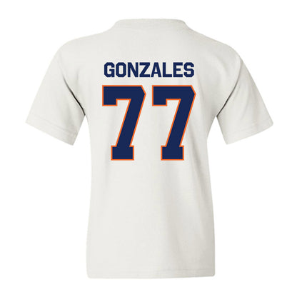 FPU - NCAA Baseball : Tyler Gonzales - Classic Shersey Youth T-Shirt-1