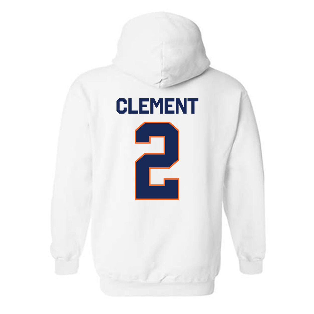 FPU - NCAA Baseball : Chris Clement - Classic Shersey Hooded Sweatshirt-1