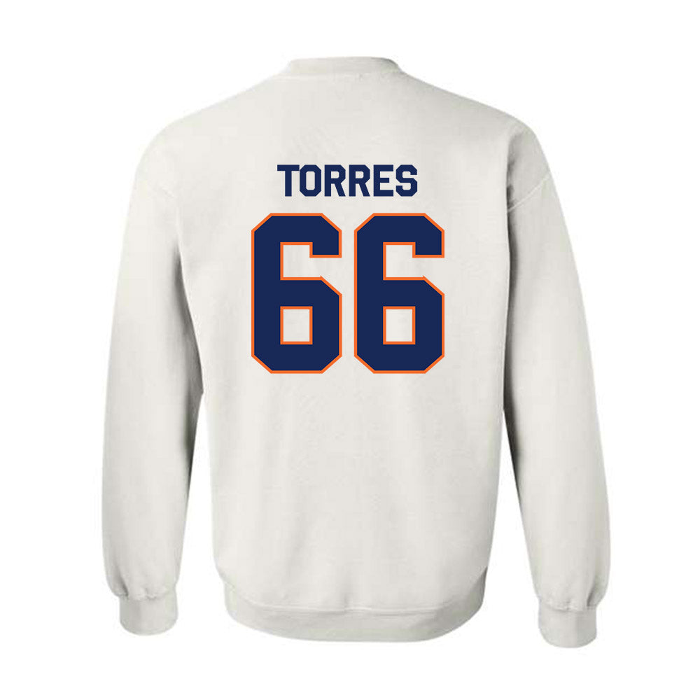 FPU - NCAA Baseball : Rogelio Torres - Classic Shersey Crewneck Sweatshirt-1