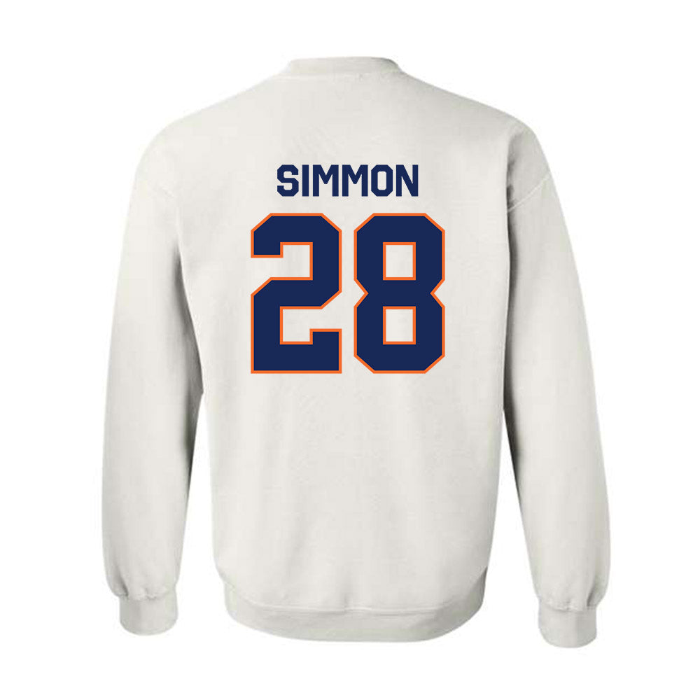 FPU - NCAA Baseball : Zach Simmon - Classic Shersey Crewneck Sweatshirt-1