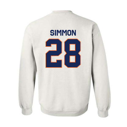 FPU - NCAA Baseball : Zach Simmon - Classic Shersey Crewneck Sweatshirt-1