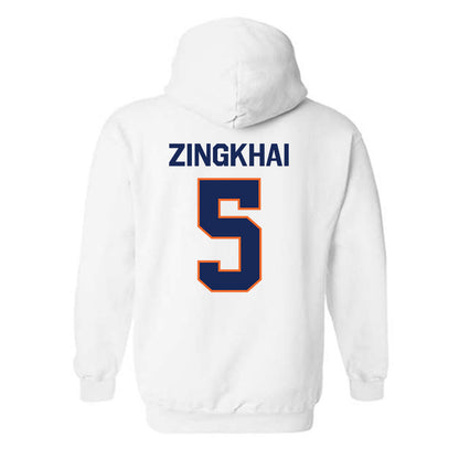 FPU - NCAA Men's Soccer : Wungsem Zingkhai - Classic Shersey Hooded Sweatshirt-1
