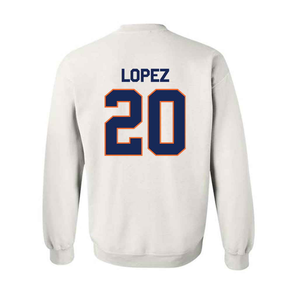 FPU - NCAA Men's Soccer : Bryan Lopez - Classic Shersey Crewneck Sweatshirt-1