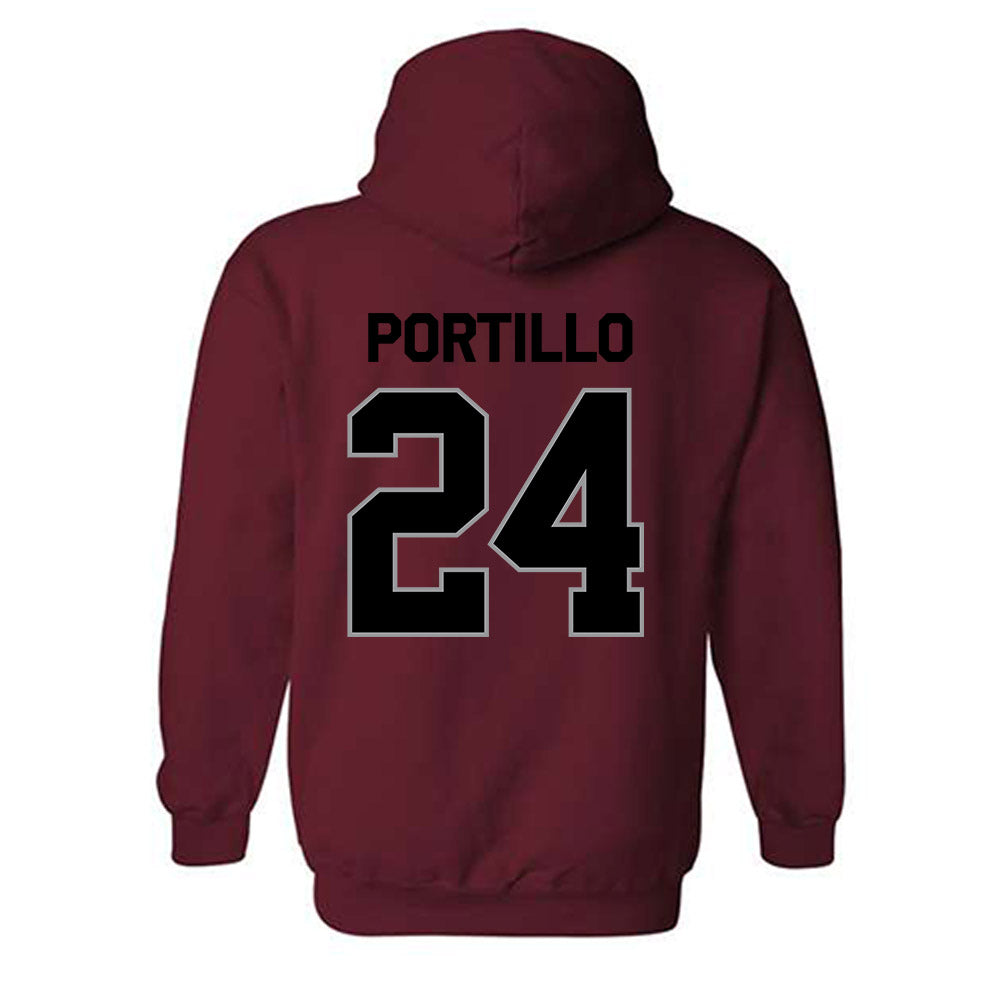 NMSU - NCAA Women's Soccer : Daniela Portillo - Classic Shersey Hooded Sweatshirt-1