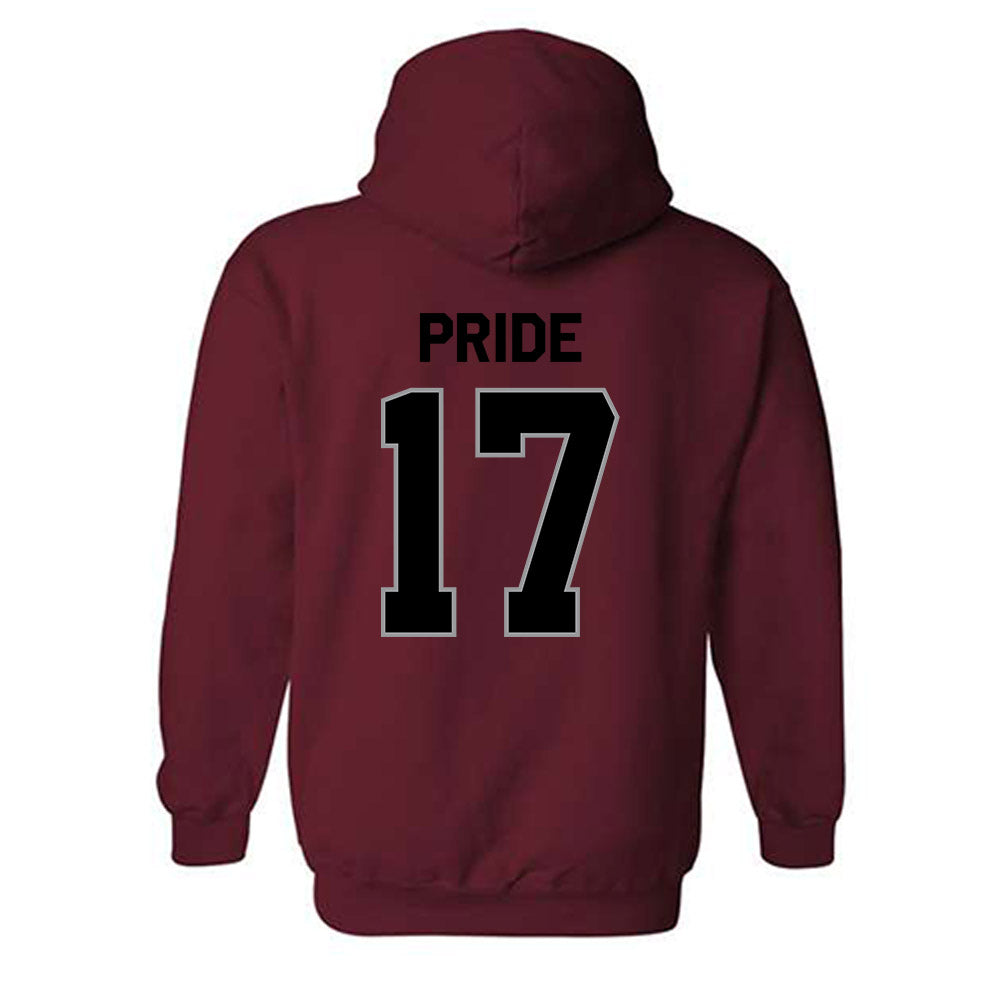 NMSU - NCAA Football : Tj Pride - Classic Shersey Hooded Sweatshirt-1
