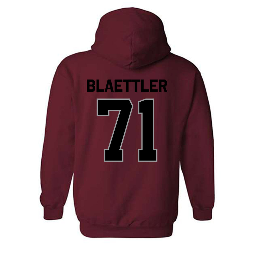 NMSU - NCAA Football : Evan Blaettler - Classic Shersey Hooded Sweatshirt-1