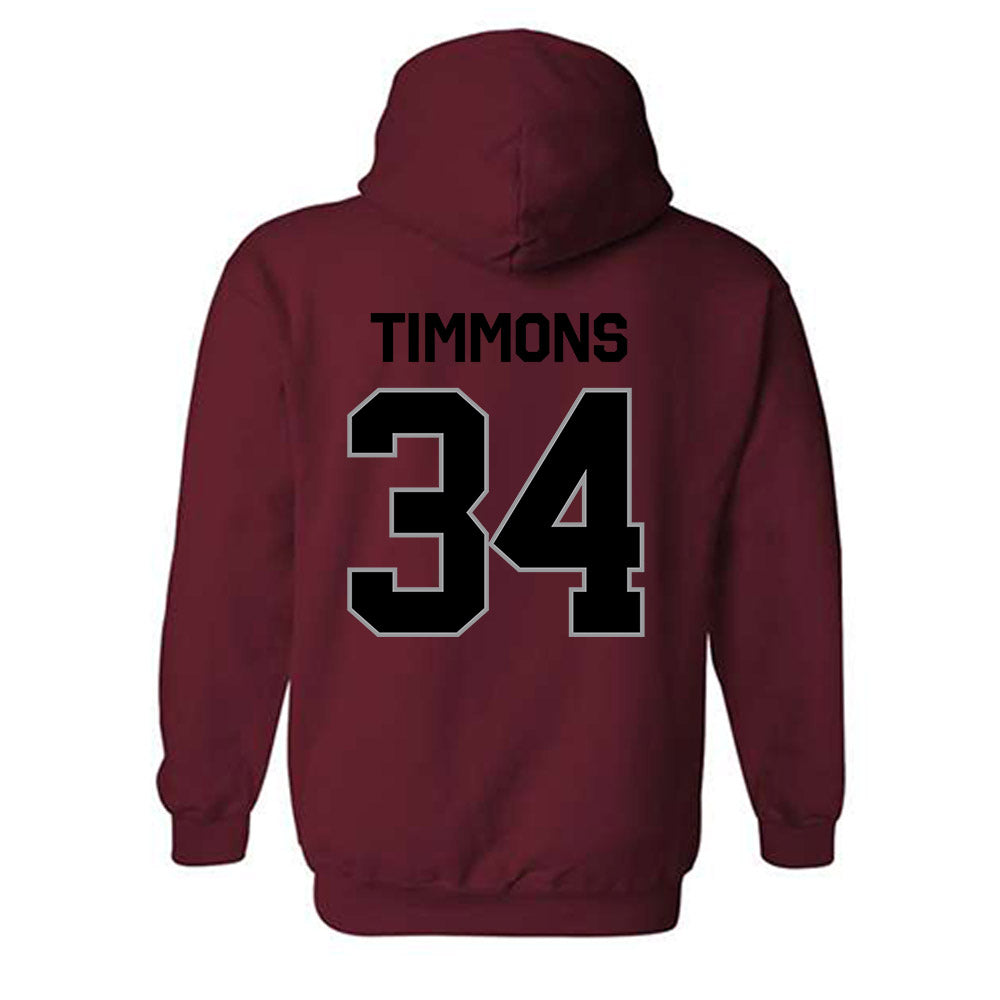 NMSU - NCAA Baseball : Carson Timmons - Classic Shersey Hooded Sweatshirt-1