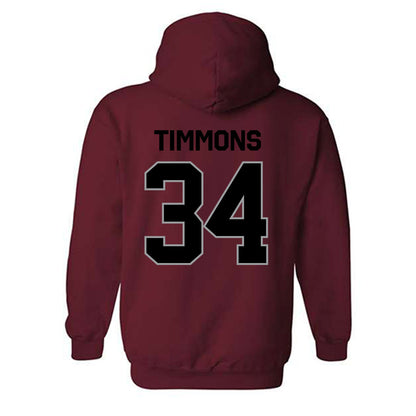 NMSU - NCAA Baseball : Carson Timmons - Classic Shersey Hooded Sweatshirt-1