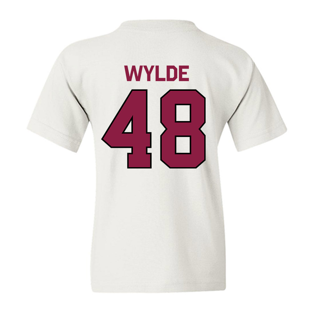 NMSU - NCAA Baseball : Connor Wylde - Classic Shersey Youth T-Shirt-1