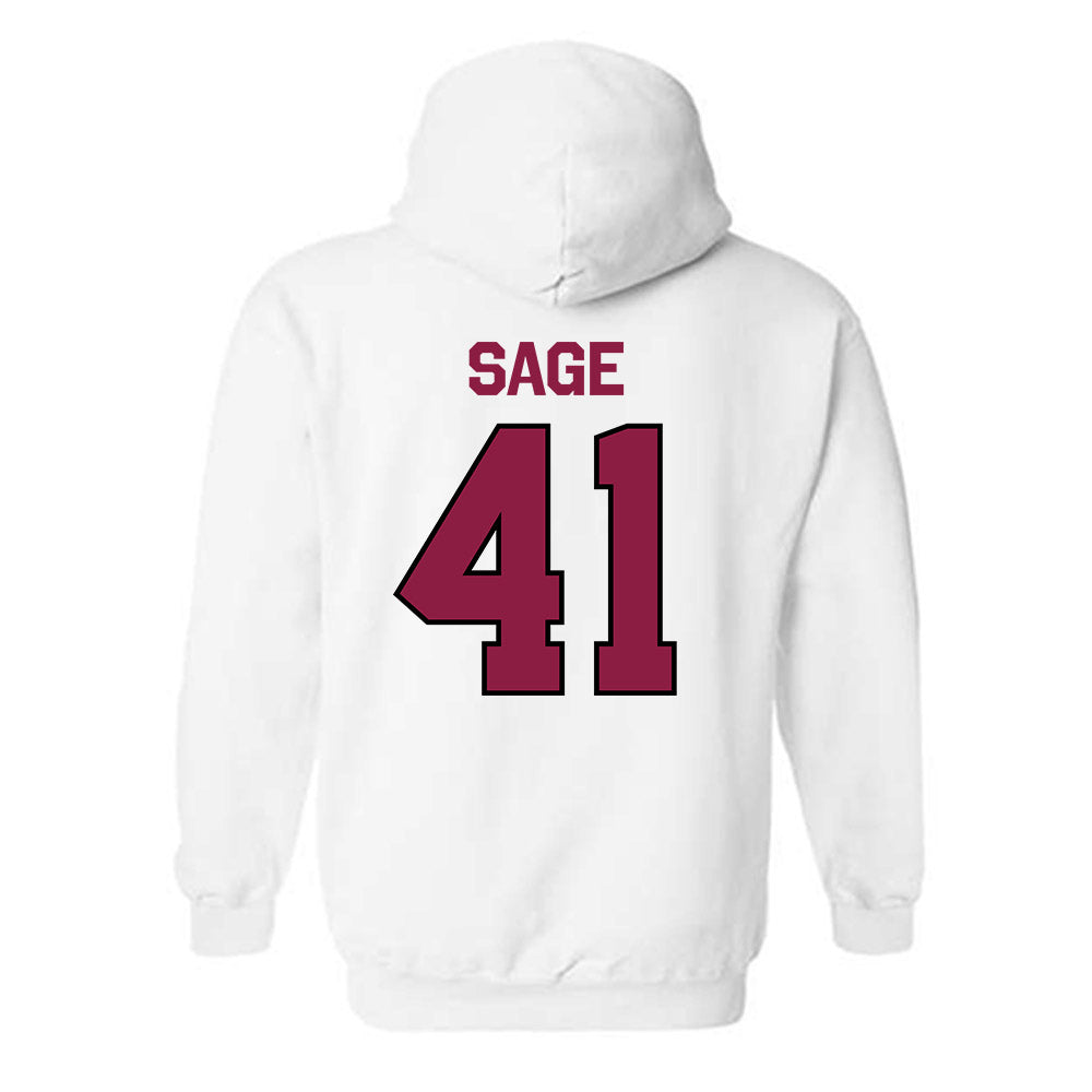 NMSU - NCAA Football : Braydyn Sage - Classic Shersey Hooded Sweatshirt-1