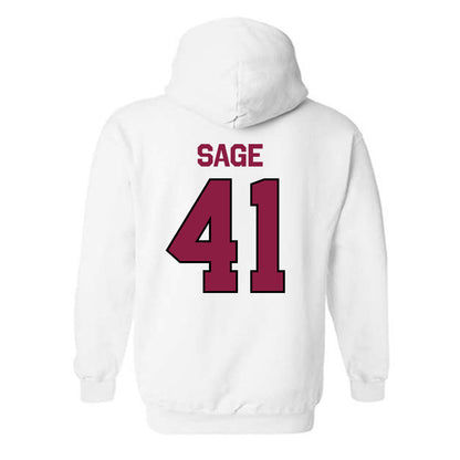 NMSU - NCAA Football : Braydyn Sage - Classic Shersey Hooded Sweatshirt-1