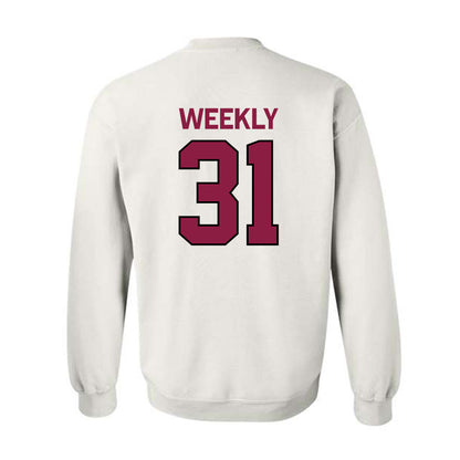 NMSU - NCAA Baseball : Dylan Weekly - Classic Shersey Crewneck Sweatshirt-1