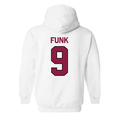 NMSU - NCAA Women's Volleyball : Katie Funk - Classic Shersey Hooded Sweatshirt-1