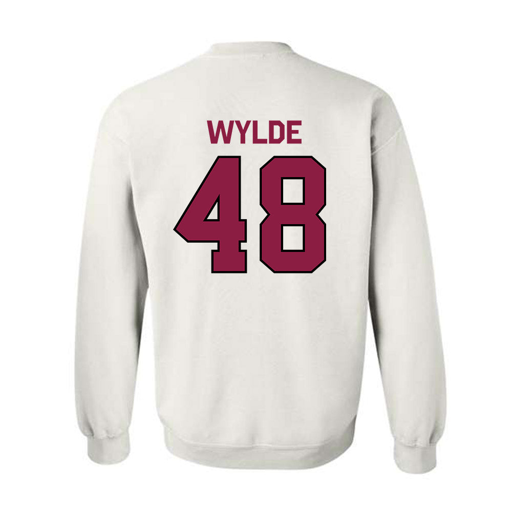 NMSU - NCAA Baseball : Connor Wylde - Classic Shersey Crewneck Sweatshirt-1