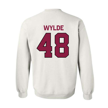 NMSU - NCAA Baseball : Connor Wylde - Classic Shersey Crewneck Sweatshirt-1
