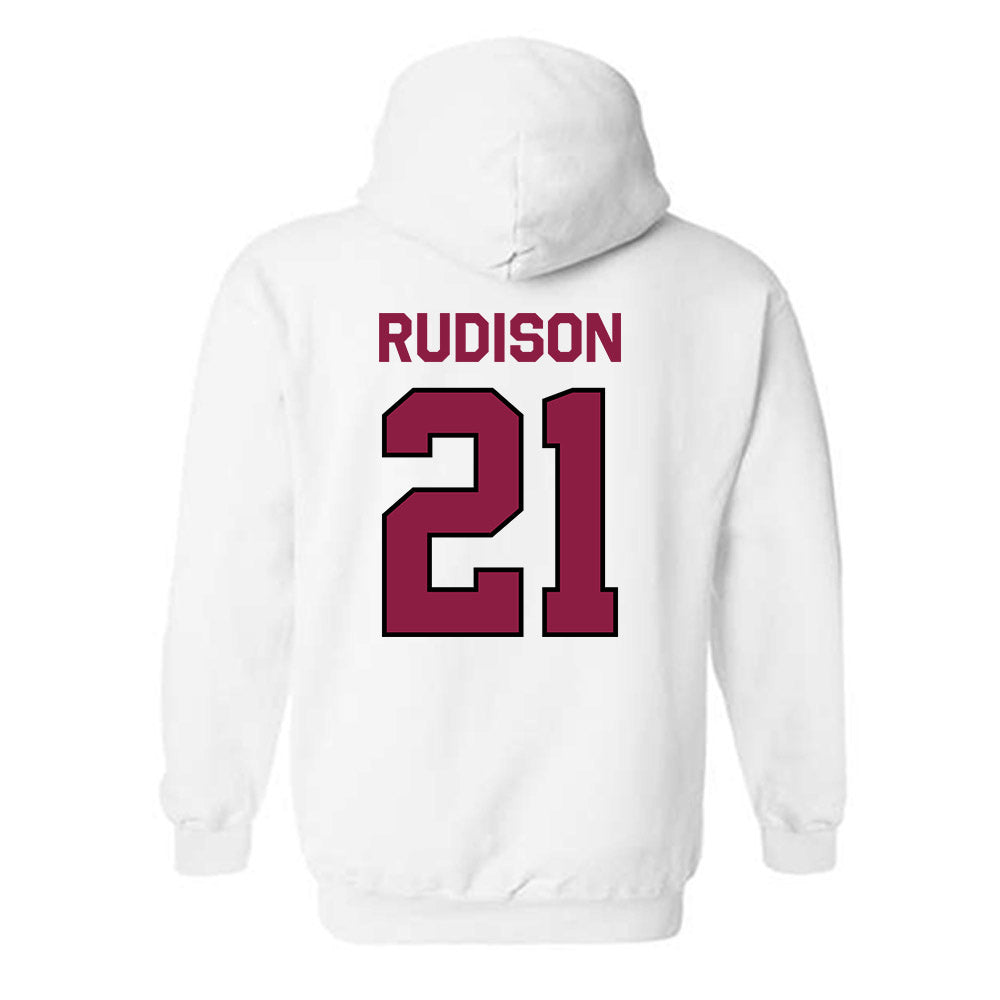 NMSU - NCAA Football : Isaiah Rudison - Classic Shersey Hooded Sweatshirt-1