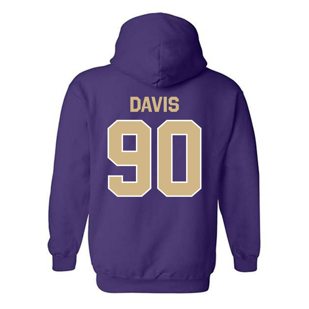 Washington - NCAA Football : Elinneus Davis - Classic Shersey Hooded Sweatshirt-1