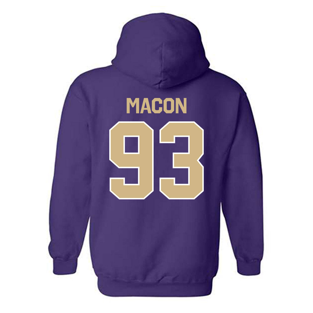 Washington - NCAA Football : Dominic Macon - Classic Shersey Hooded Sweatshirt-1