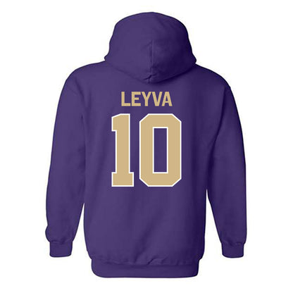 Washington - NCAA Women's Soccer : Andrea Leyva - Classic Shersey Hooded Sweatshirt-1
