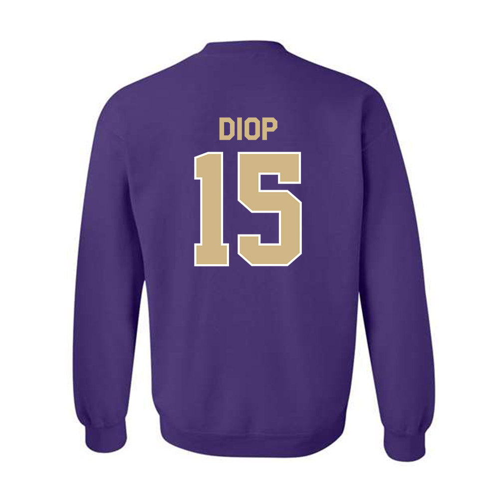 Washington - NCAA Men's Soccer : Mani Diop - Classic Shersey Crewneck Sweatshirt-1