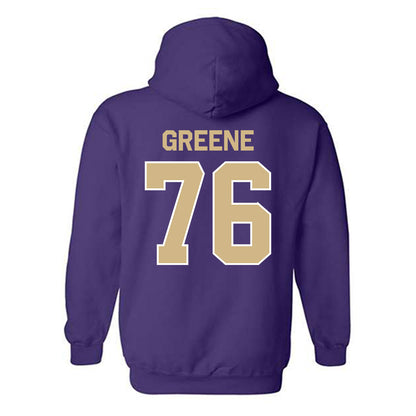 Washington - NCAA Football : Kodi Greene - Classic Shersey Hooded Sweatshirt-1