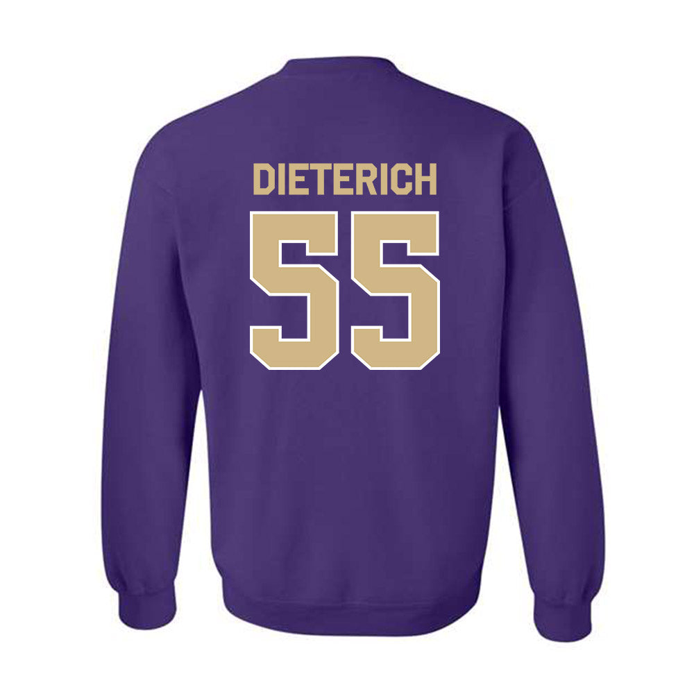 Washington - NCAA Football : Kolt Dieterich - Classic Shersey Crewneck Sweatshirt-1