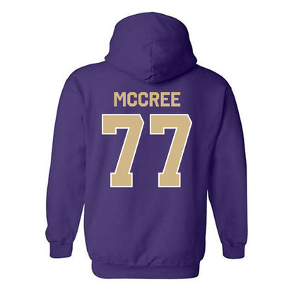 Washington - NCAA Football : Maximus McCree - Classic Shersey Hooded Sweatshirt-1