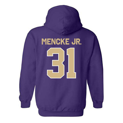 Washington - NCAA Football : Paul Mencke Jr. - Classic Shersey Hooded Sweatshirt-1