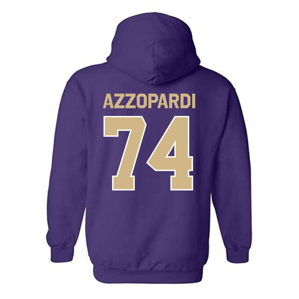 Washington - NCAA Football : Drew Azzopardi - Classic Shersey Hooded Sweatshirt-1