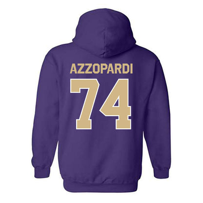 Washington - NCAA Football : Drew Azzopardi - Classic Shersey Hooded Sweatshirt-1