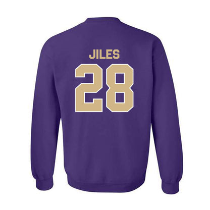 Washington - NCAA Football : Ksani Jiles - Classic Shersey Crewneck Sweatshirt-1