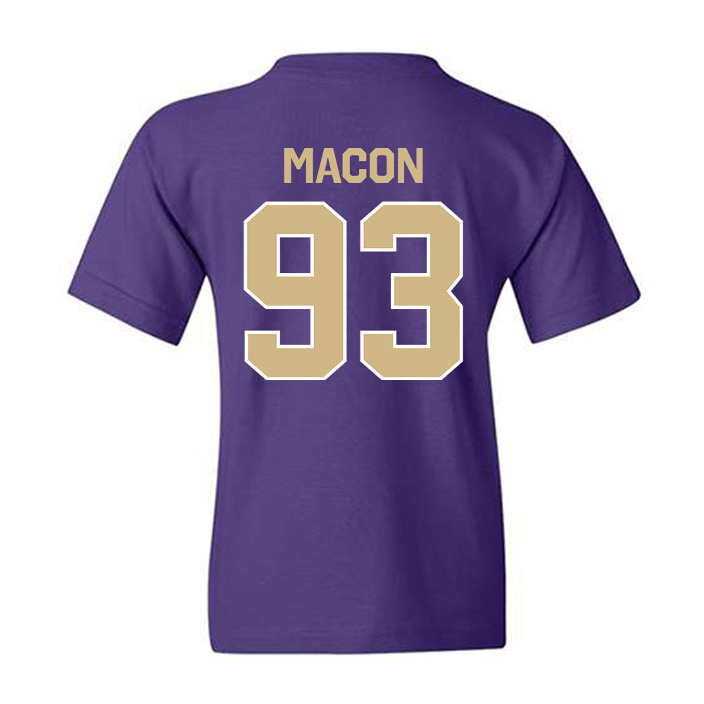 Washington - NCAA Football : Dominic Macon - Classic Shersey Youth T-Shirt-1